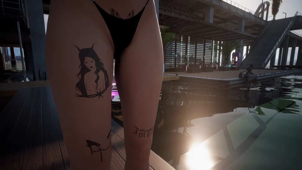 Cyberpunk 2077 - The Sexy Tattoo Mod: Ink Up Your Night City Style!