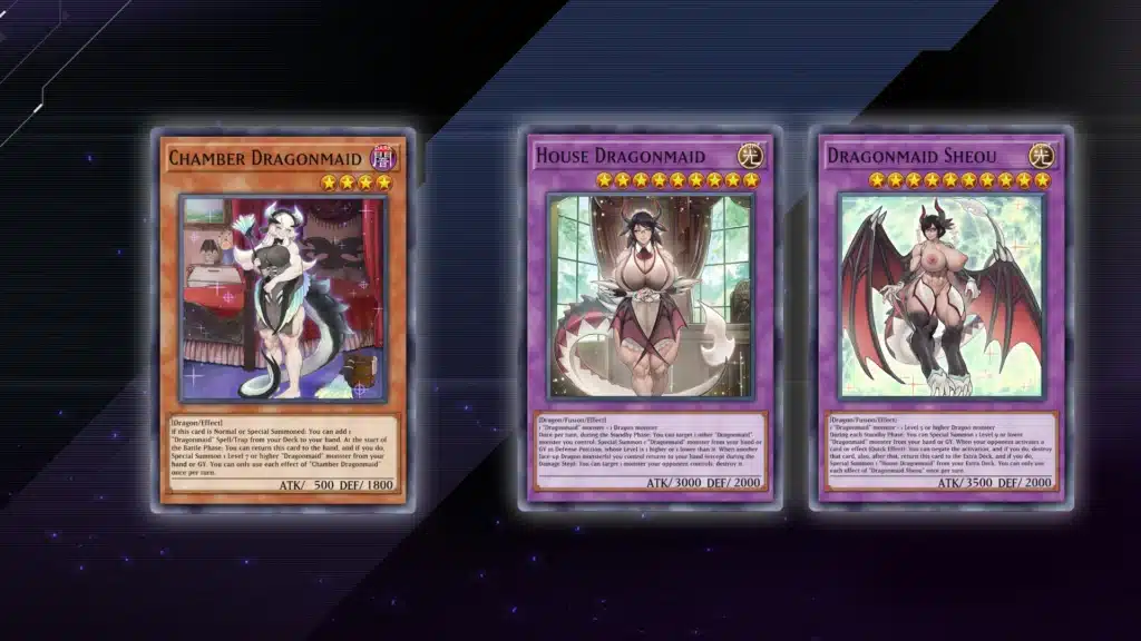 wA.I.fu - Dragonmaid Nude Mod for Yu-Gi-Oh! Master Duel: