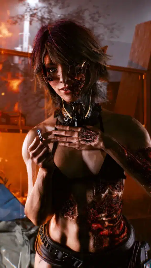 Add style to your Cyberpunk 2077 gameplay with the aSgard Sexy Smoking Poses mod! Capture V’s edgy vibe in epic smoking poses. Download now!