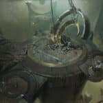 Concept Art of the Meditation Chamber in Star Wars Jedi: Survivor