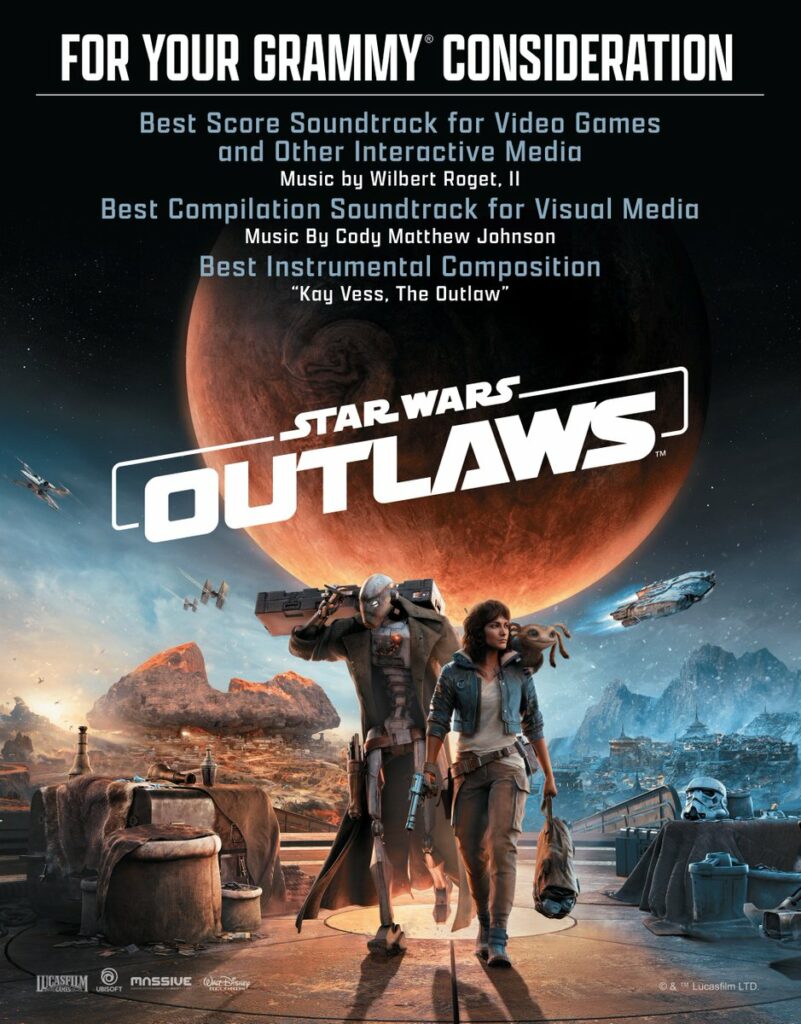 Star Wars Outlaws Goes for the Grammys: A Milestone in Game Music