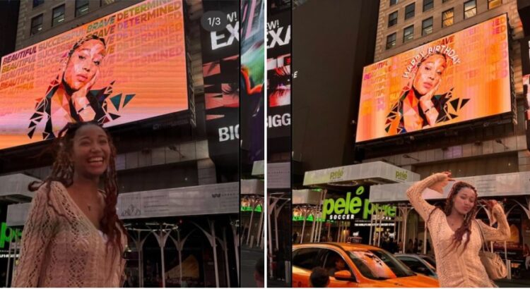 Star Wars Fans Light Up Times Square to #SaveTheAcolyte with Birthday Billboard for Amandla Stenberg