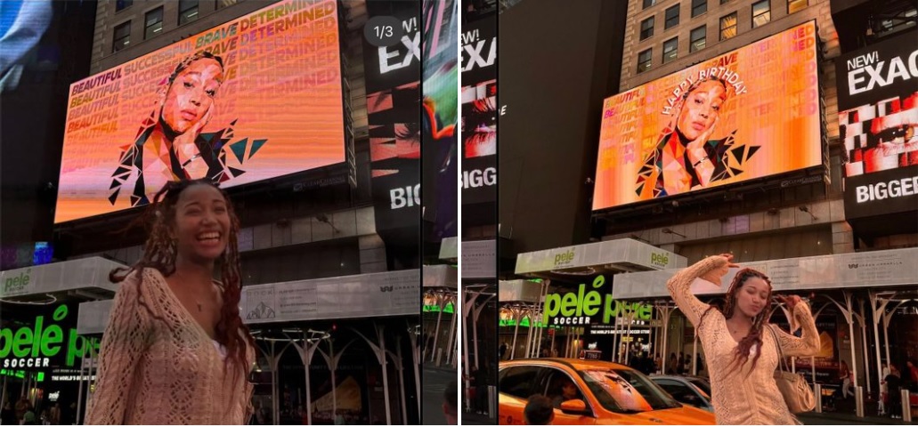 Star Wars Fans Light Up Times Square to #SaveTheAcolyte with Birthday Billboard for Amandla Stenberg