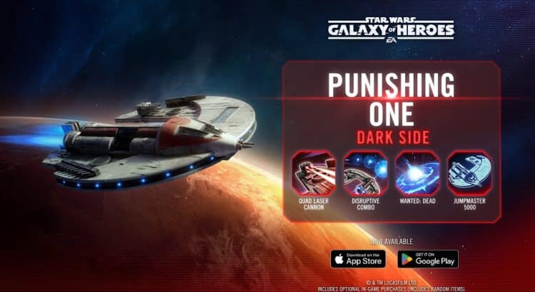 SWGOH Kit Reveal: Punishing One – Dengar’s New Ship!