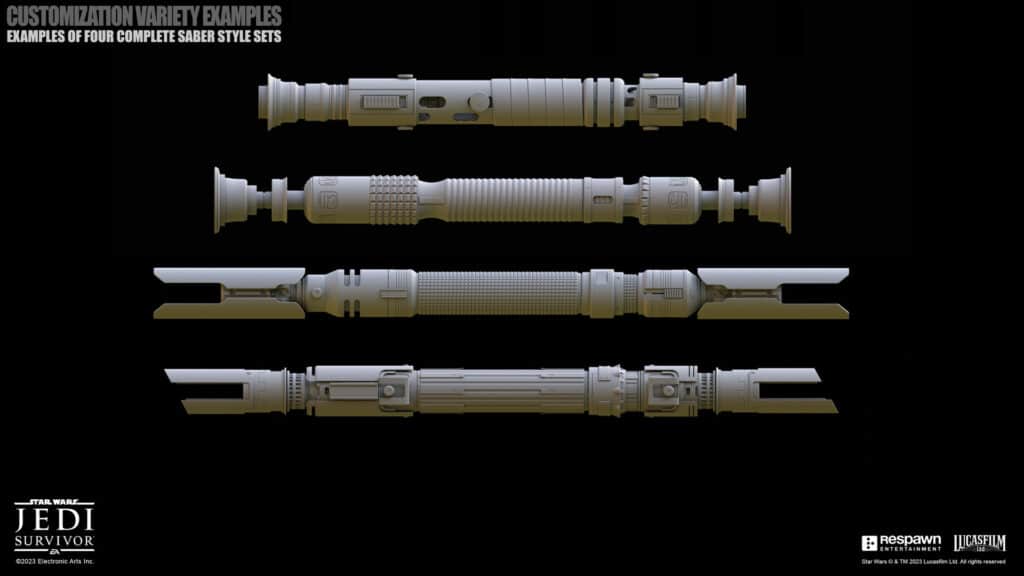 The Art of Lightsaber Design in Star Wars: Jedi Survivor