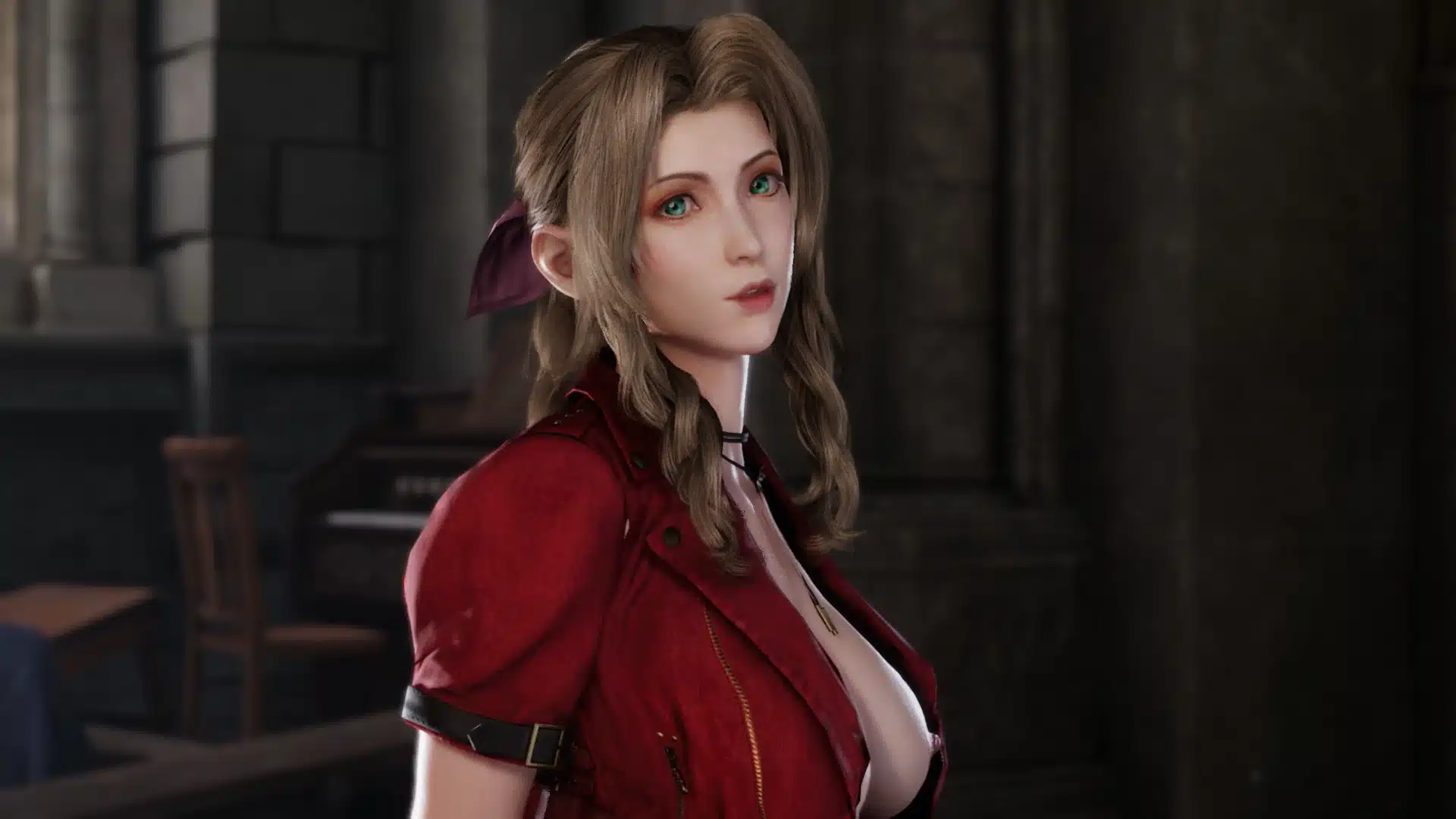 Final Fantasy VII: Aerith Nude Thicc Mod