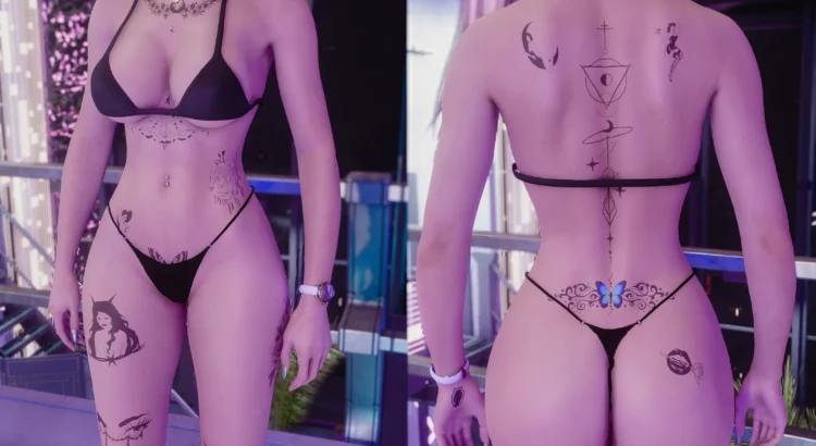 Cyberpunk 2077 Sexy Tattoo Mod: Customize Your V with Bold New Ink