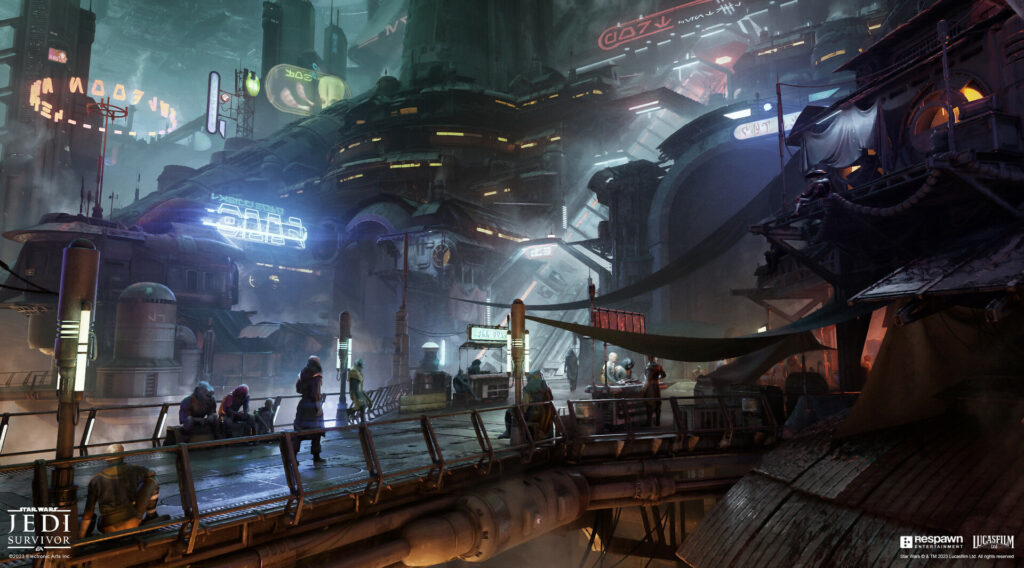 Explore Stunning Coruscant Concept Art from Star Wars Jedi: Survivor