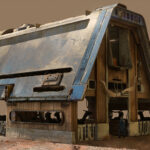 The Concept Design of Nekko Stable in Star Wars Jedi: Survivor