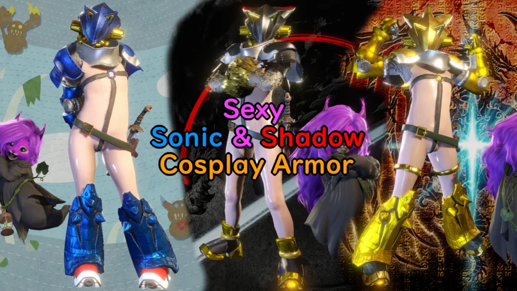 Monster Hunter: World - Sexy Hedgehog Cosplay Armors Mod: A Fun and Flirty Twist