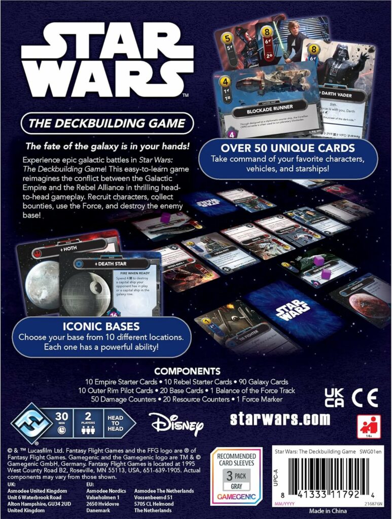 Save 56% on the Star Wars Deck Building Game - A Head-to-Head Tactical Card Battle Adventure!