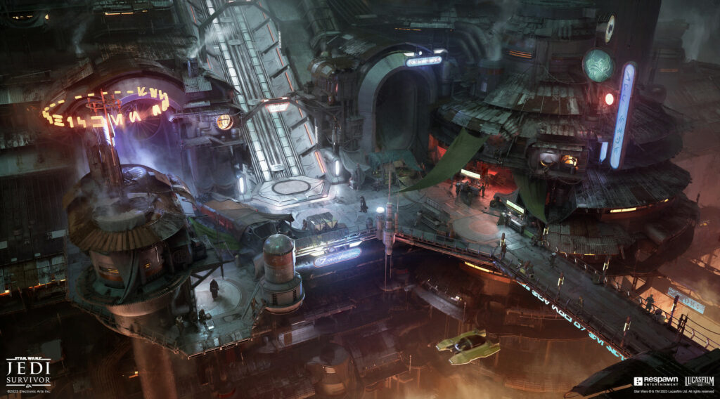 Explore Stunning Coruscant Concept Art from Star Wars Jedi: Survivor