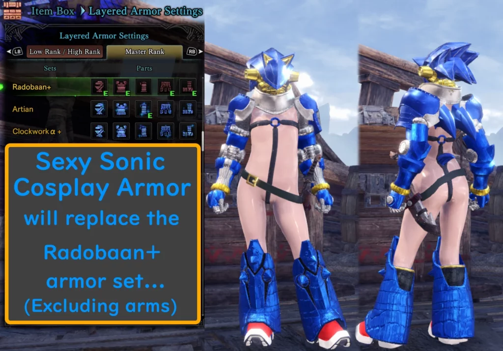 Monster Hunter: World - Sexy Hedgehog Cosplay Armors Mod: A Fun and Flirty Twist