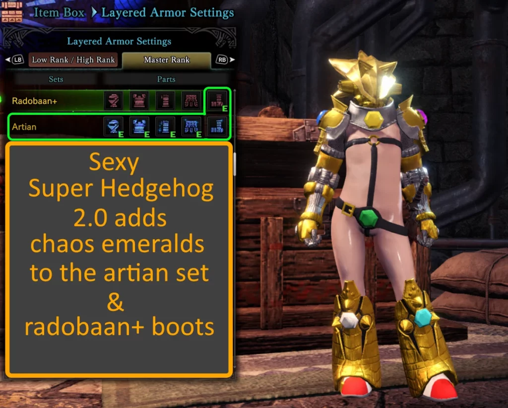 Monster Hunter: World - Sexy Hedgehog Cosplay Armors Mod: A Fun and Flirty Twist