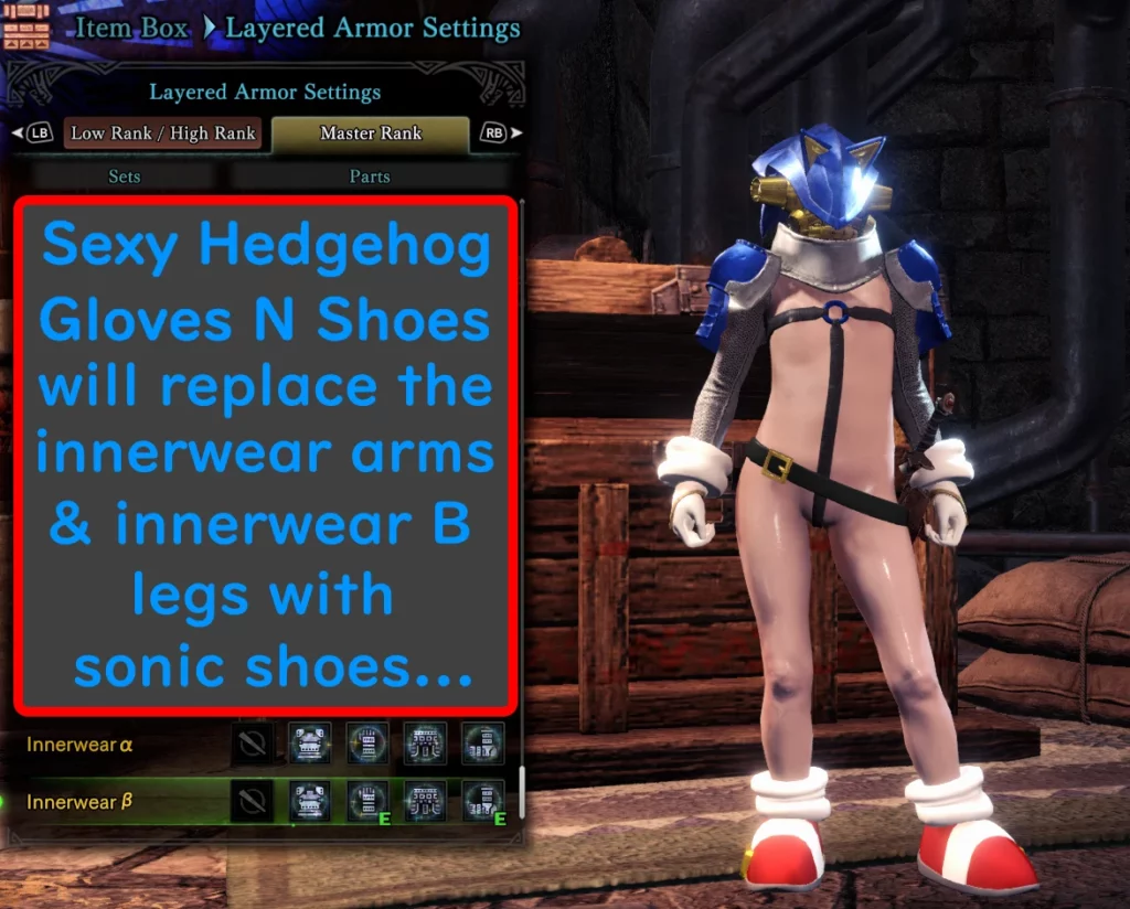 Monster Hunter: World - Sexy Hedgehog Cosplay Armors Mod: A Fun and Flirty Twist