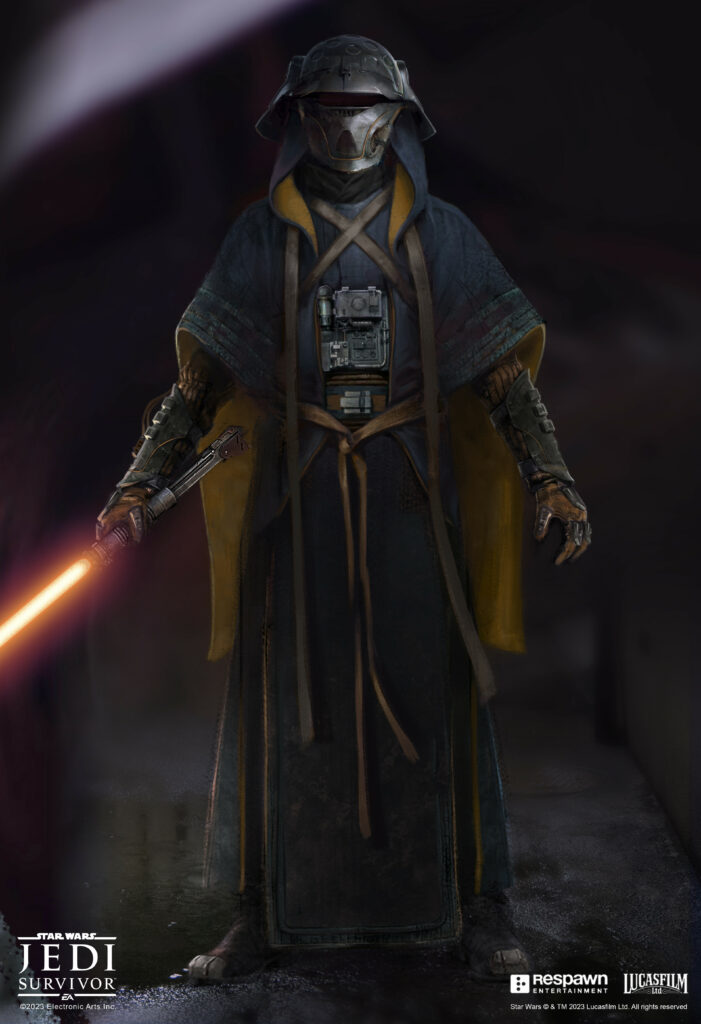 Exploring the Bedlam Raiders Lieutenant Concept Art from Star Wars Jedi: Survivor by Jordan Lamarre-Wan