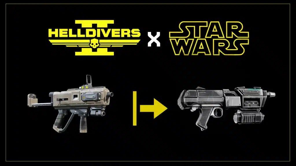 Helldivers 2 Mod Spotlight Swapping SMGs for the Star Wars DC-17m Blaster