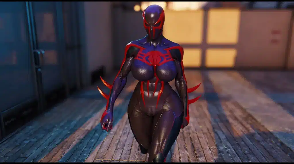 Swinging Through New Dimensions: Marvel's Spider-Man Remastered - Spider-Girl 2099-NSFW Mod