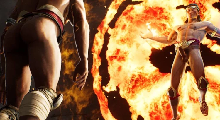 Mortal Kombat Mod Highlight: Liu Kang Union of Light Skimpy Nude Mod