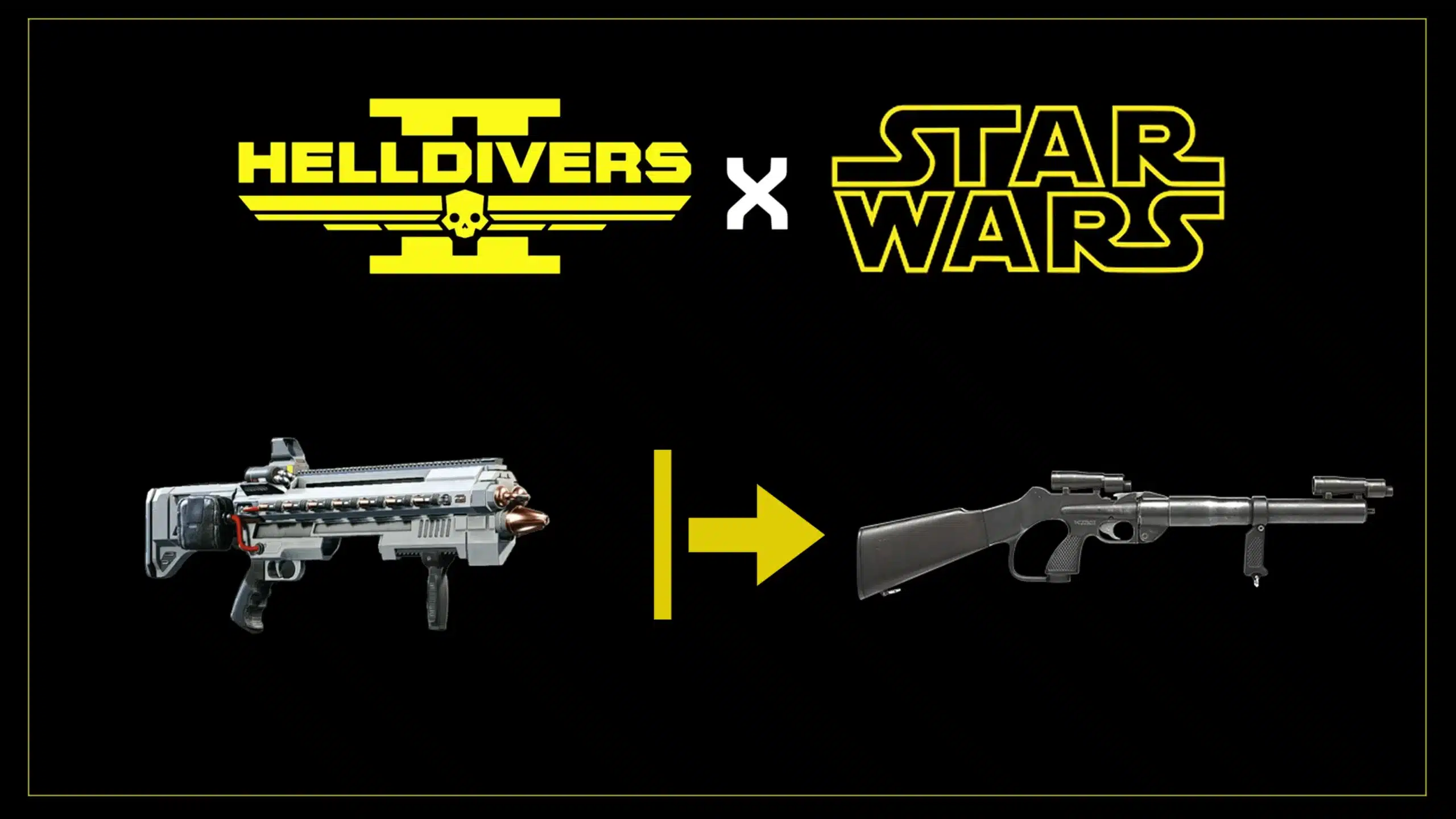 Replace the Slugger, Punisher, and Punisher Plasma with Bossk Weapon