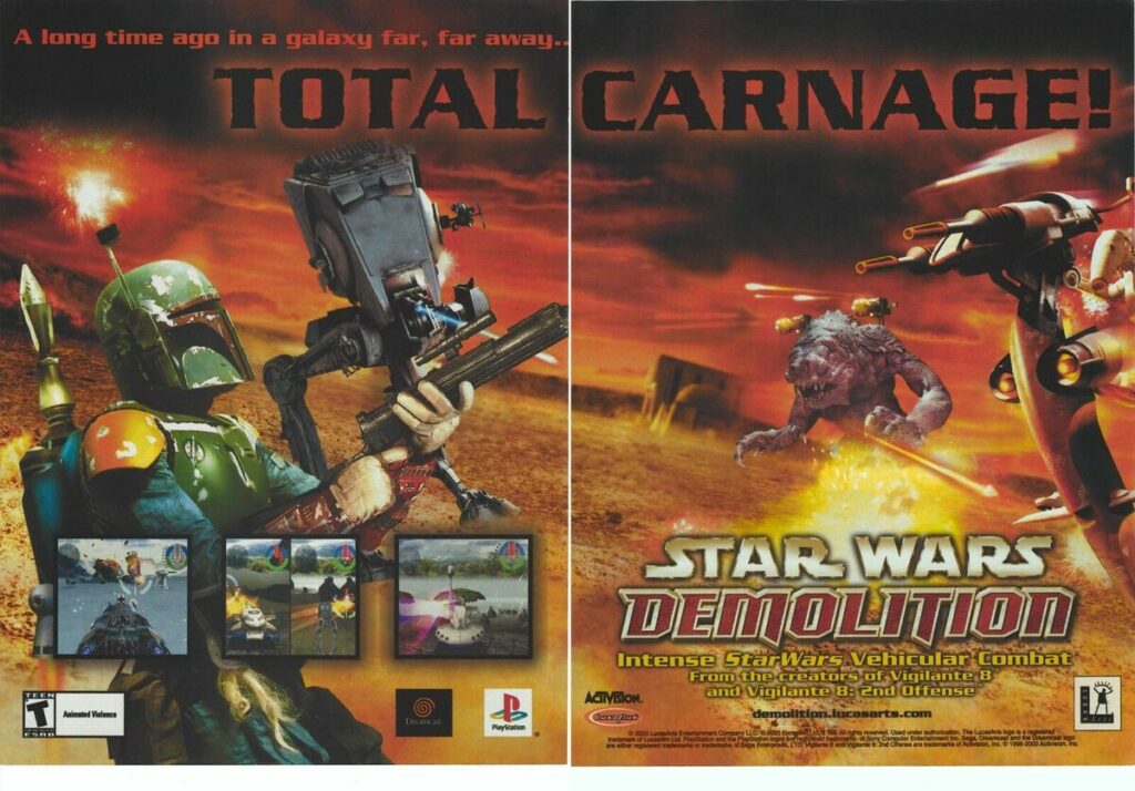 Star Wars: Demolition Turns 24 – Celebrating the Classic Vehicular Combat Game by Luxoflux & LucasArts