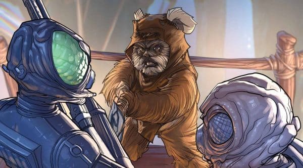 Marvel Comics' Star Wars: Ewoks #2 Preview – Wicket vs. Bounty Hunters!