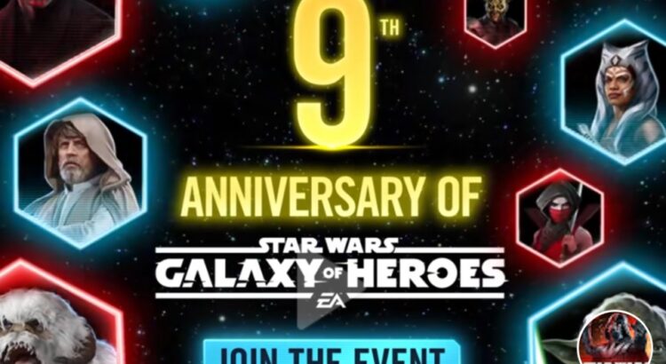 Star Wars: Galaxy of Heroes – 9th Anniversary Celebration Breakdown