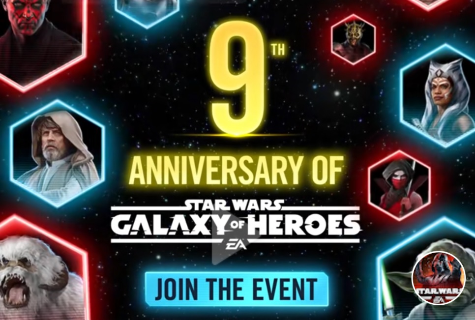 Star Wars: Galaxy of Heroes – 9th Anniversary Celebration Breakdown