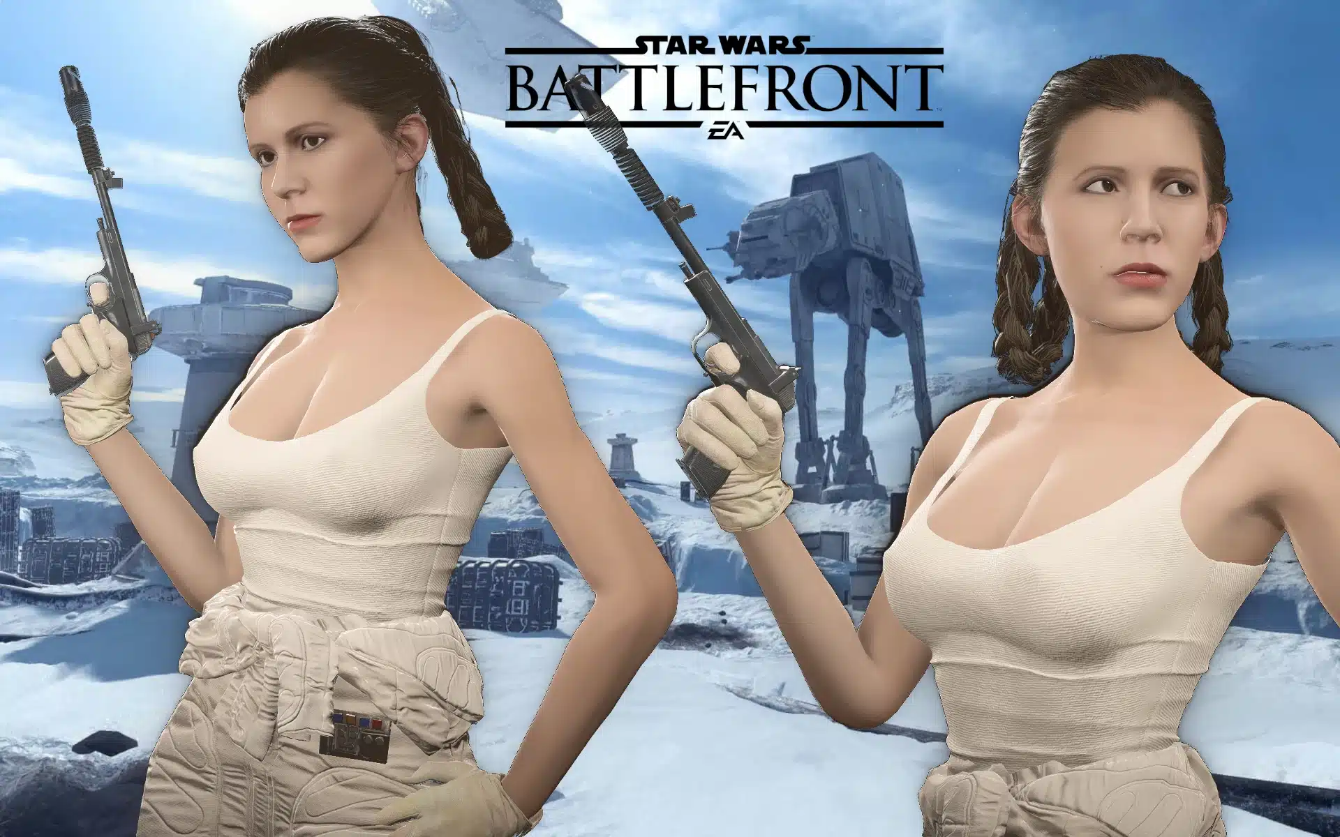 A Mod That Breaks the Ice: Leia's Skimpy Hoth Outfit in Star Wars: Battlefront II