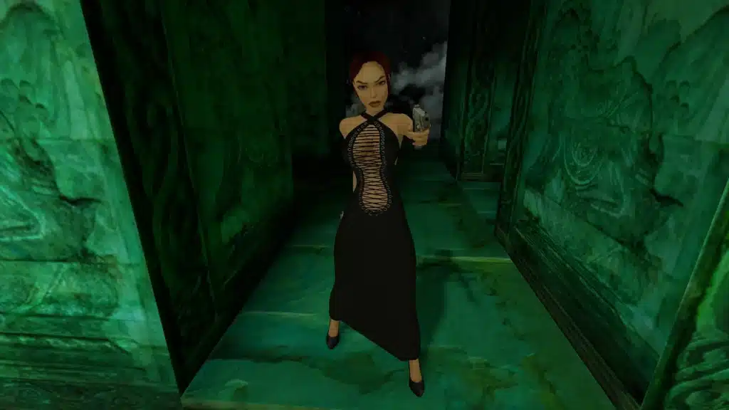 Elevate Lara Croft’s Style with the Sexy Black Dress Mod for Tomb Raider