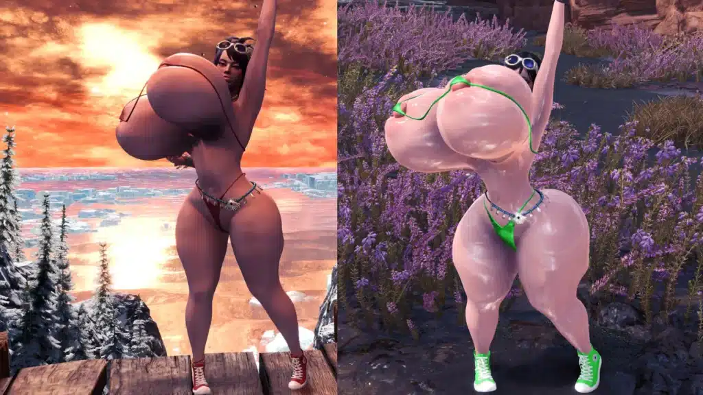 Unleash the Power: Enormous Voluptuous Woman Mod for Monster Hunter: World