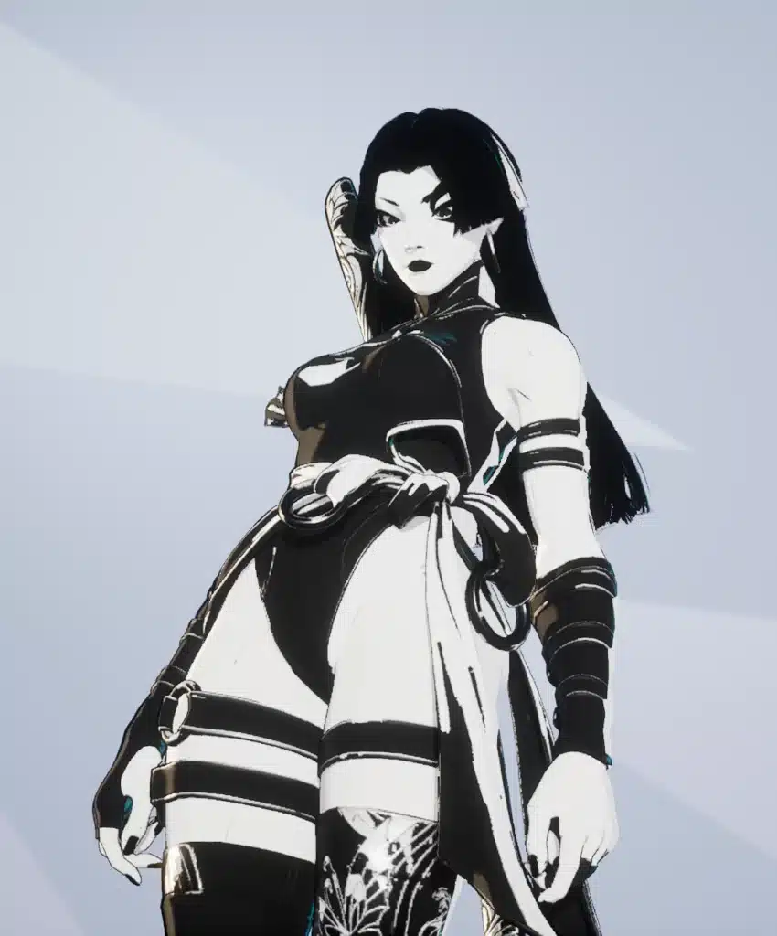 Marvel Rivals: Black and White Vengeance Psylocke Mod