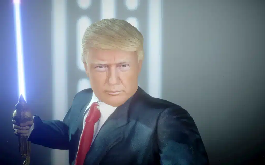 Enter the Galaxy of Political Mayhem: The "PRESIDENTFRONT - TRUMP VS HARRIS" Mod for Star Wars: Battlefront II