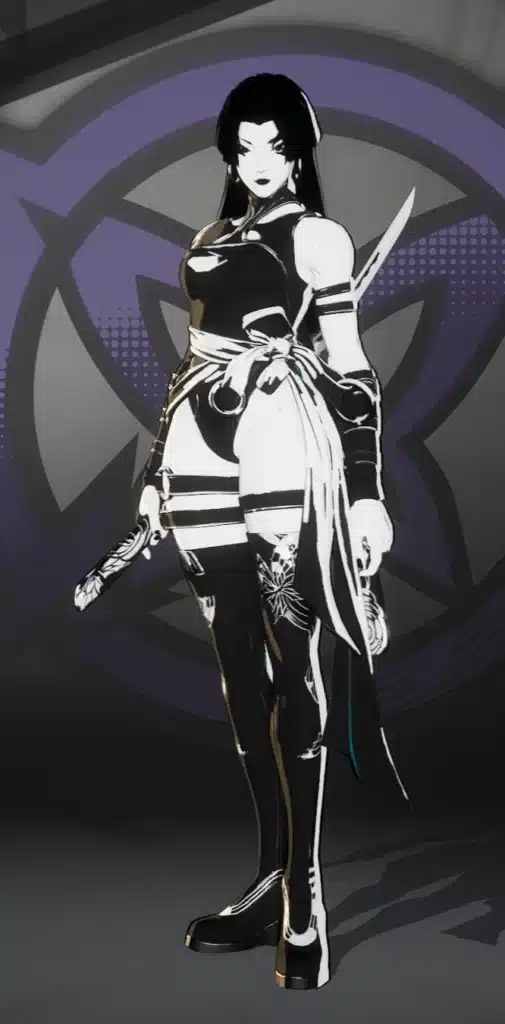 Marvel Rivals: Black and White Vengeance Psylocke Mod