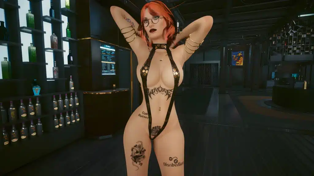 Add Edge to Your Style in Cyberpunk 2077 with the Kinky Tattoo Vol. 5 Mod