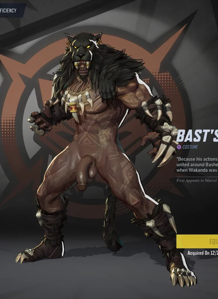 Marvel Rivals: Nude Black Panther – Bast’s Chosen Skin