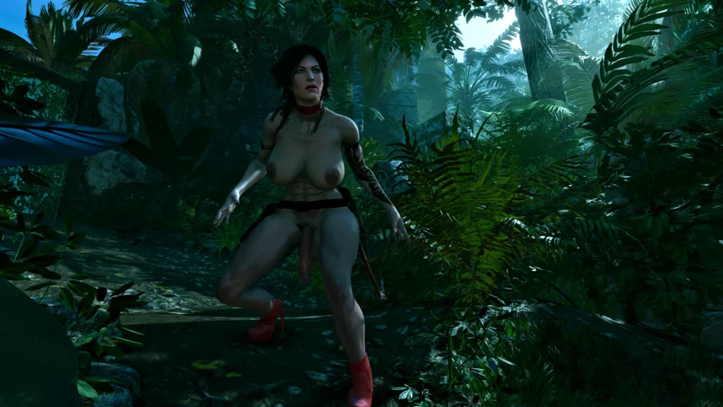 Shadow of the Tomb Raider: Lara Nude Futa Mod