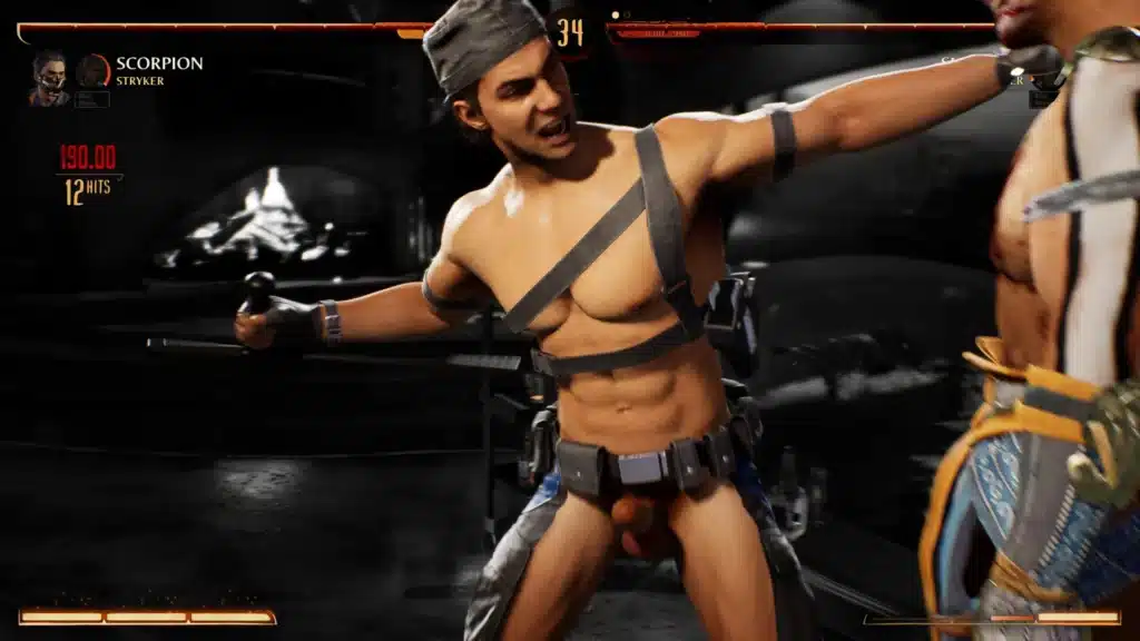 Add a Quirky Twist to Mortal Kombat with the Stryker Skimpy Nude Mod