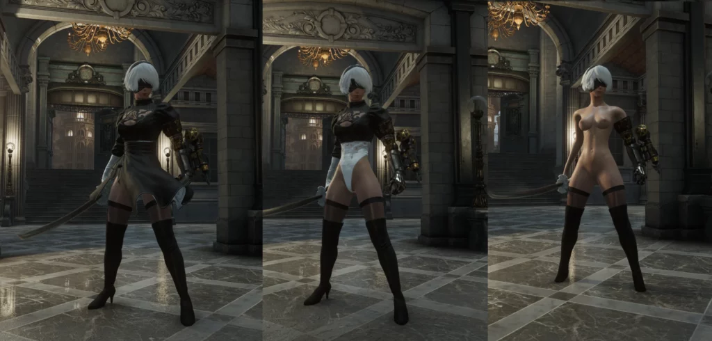 Lies of P - YoRHa Naked Mod: A Bold Take on a Dark Adventure