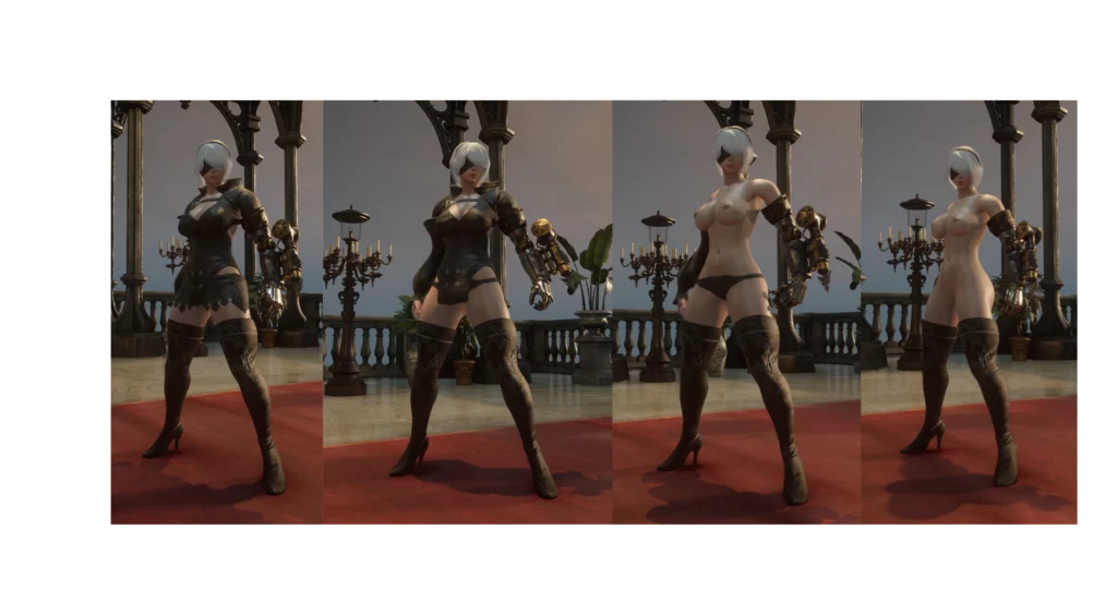 Lies of P Mod: Nude Costume from Nier Reincarnation