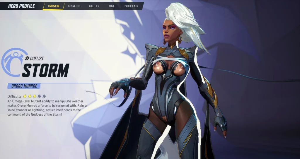 Marvel Rivals Mod: Storm Nude Retexture