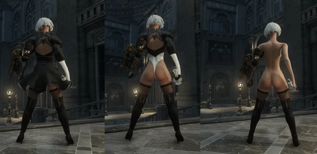 Lies of P - YoRHa Naked Mod: A Bold Take on a Dark Adventure