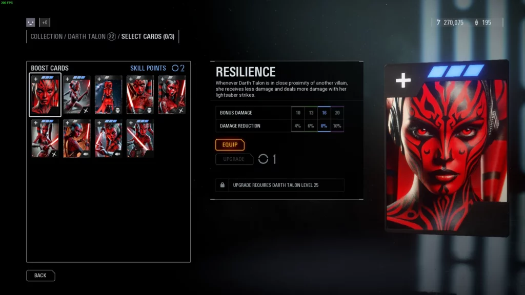 Star Wars: Battlefront II – Darth Talon Star Cards and Portrait Mod: Unleash the Dark Side in Style