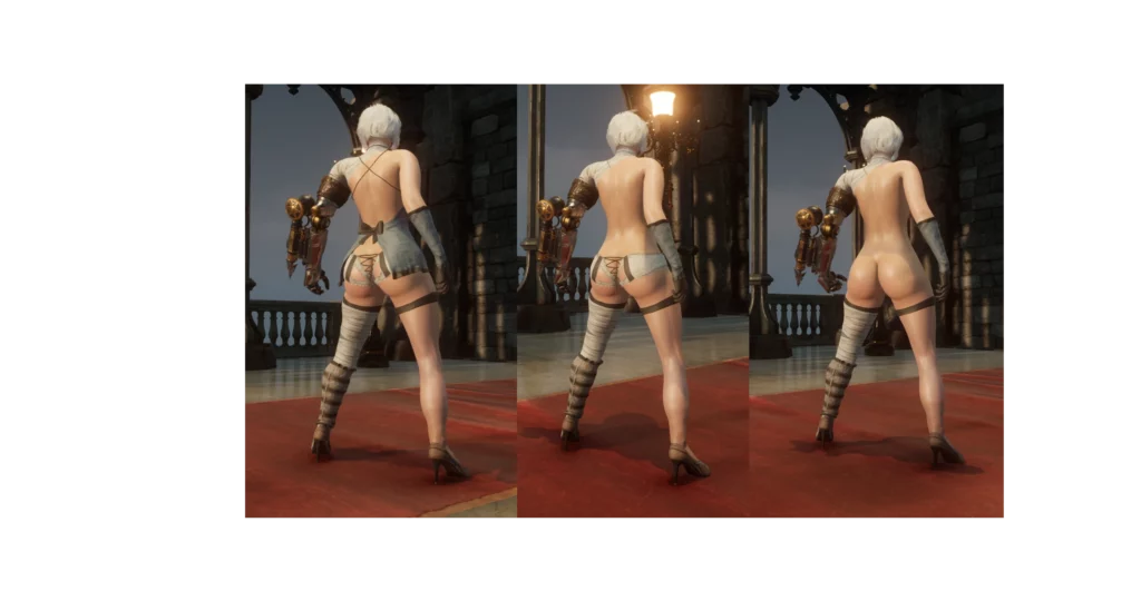 Lies of P Mod: Nude Kaine Costume from Nier Replicant