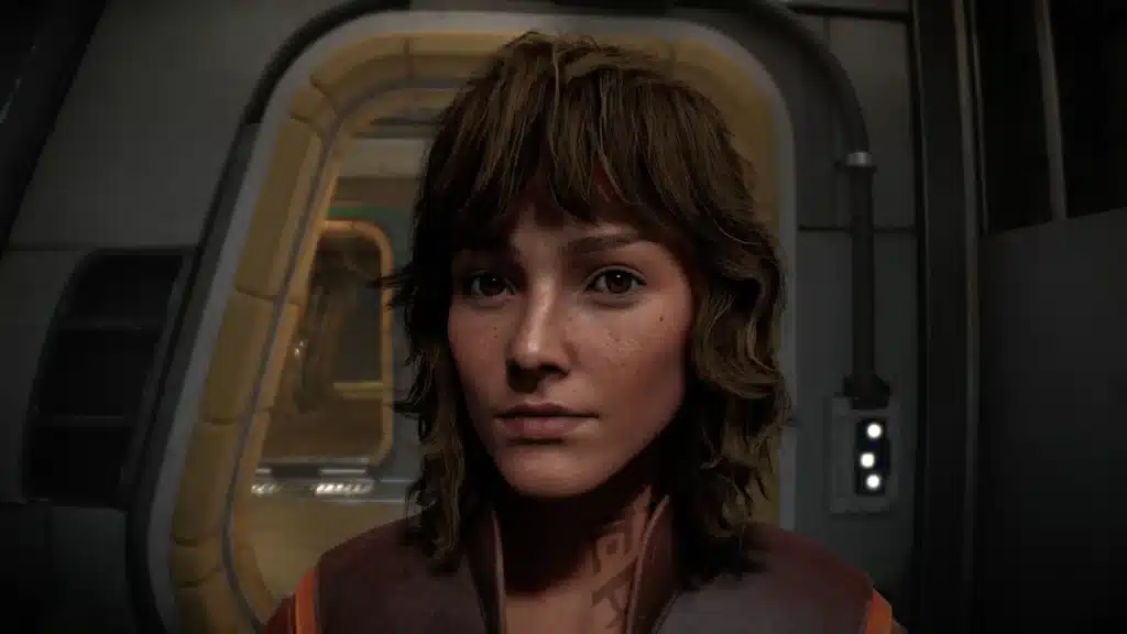 Star Wars Outlaws: Kay Vess Portrait Mod with Bold Features and Tattoos