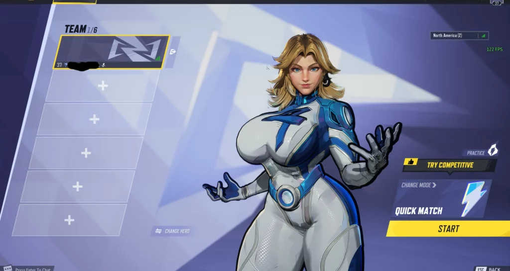 Marvel Rivals Mod: Invisible Woman but THICK