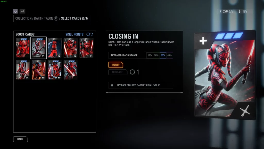 Star Wars: Battlefront II – Darth Talon Star Cards and Portrait Mod: Unleash the Dark Side in Style