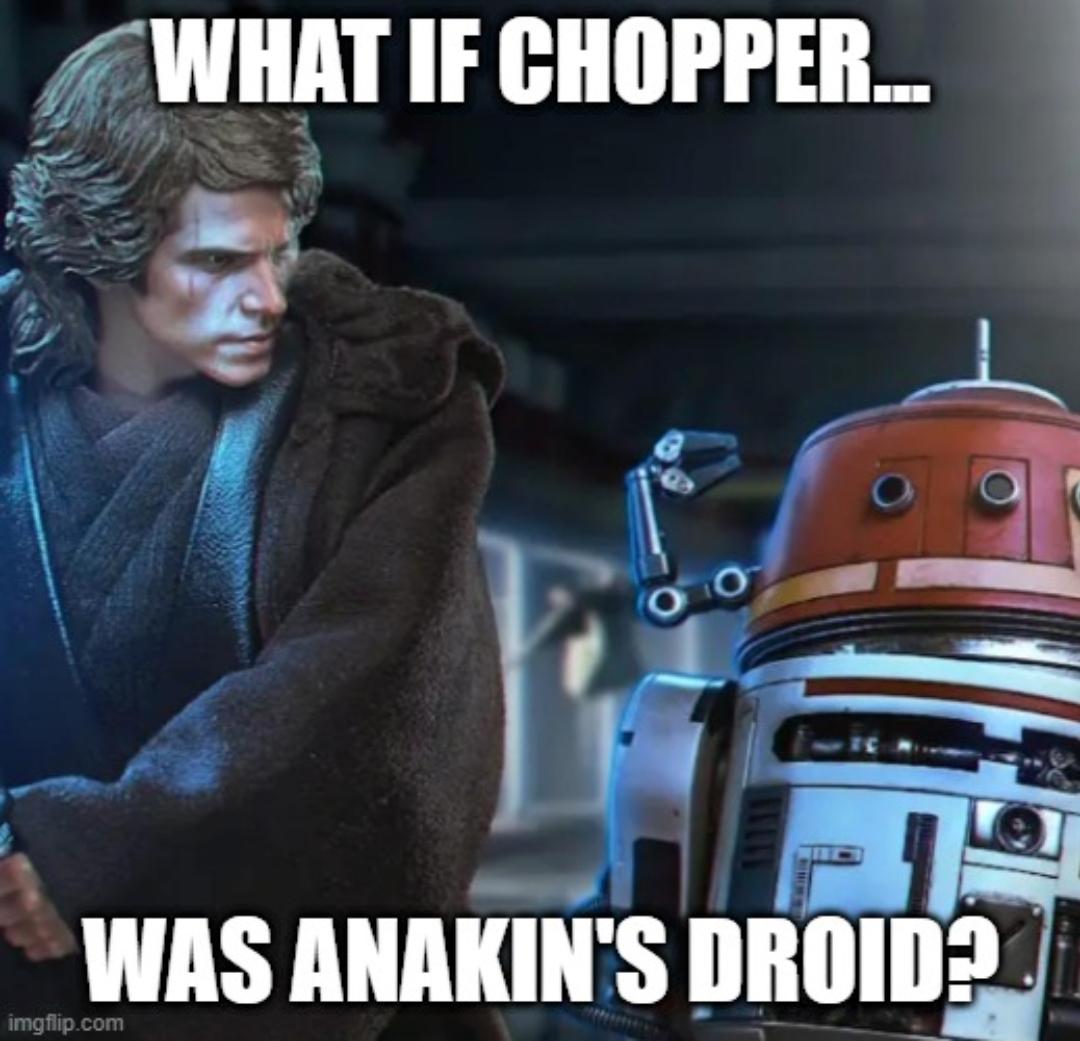 Exploring the Hypothetical: What If Chopper Was Anakin's Droid?