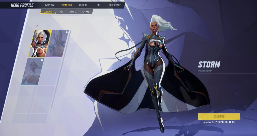 Marvel Rivals Mod: Storm Nude Retexture