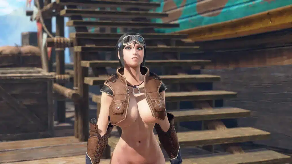 Monster Hunter Rise: Skimpy Leather Armor Mod